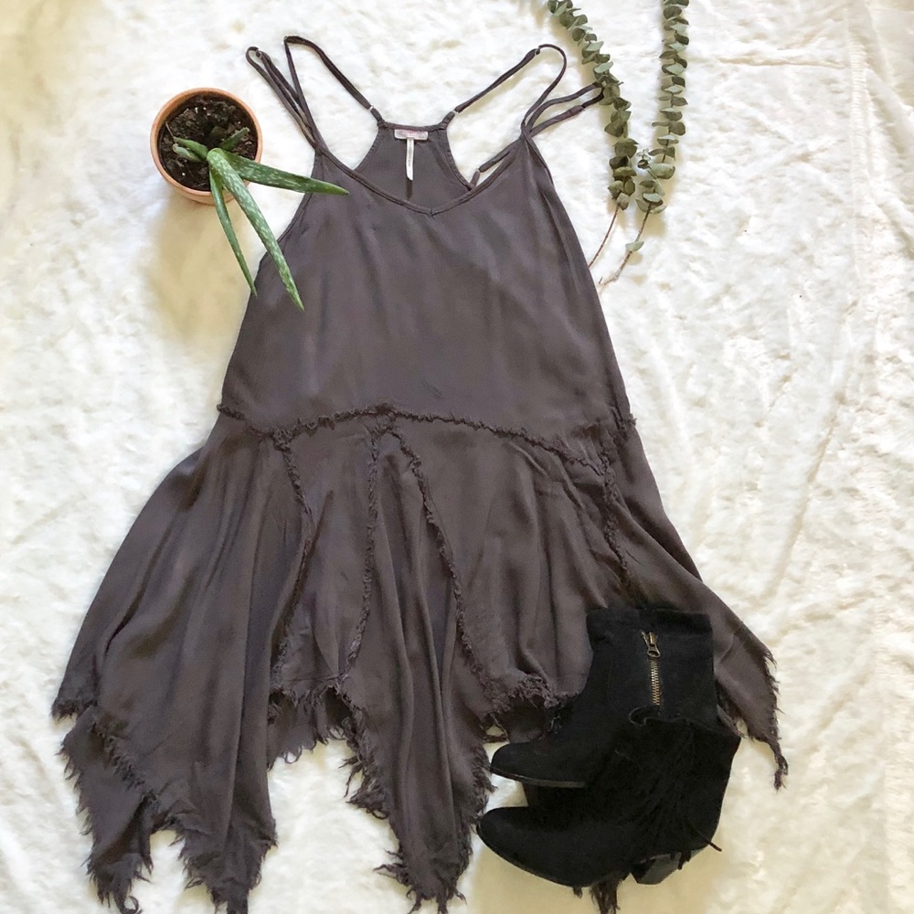 Free People Asymmetrical Hem Dress S